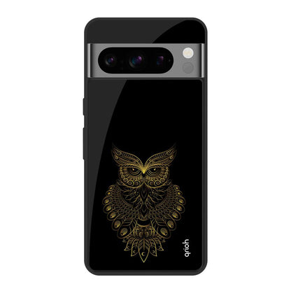 Golden Owl Google Pixel 8 Pro Glass Cases & Covers Online