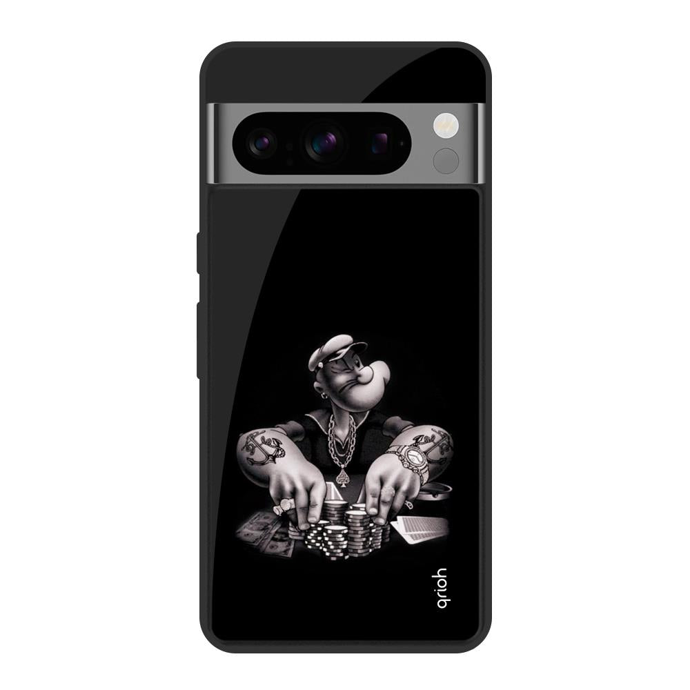 Gambling Problem Google Pixel 8 Pro Glass Cases & Covers Online