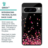 Heart Rain Fall Glass Case for Google Pixel 8 Pro
