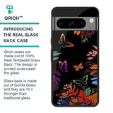 Rainbow Butterfly Glass Case for Google Pixel 8 Pro