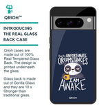 Struggling Panda Glass Case for Google Pixel 8 Pro