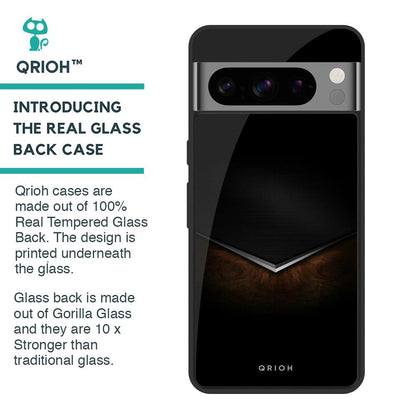 Dark Walnut Glass Case for Google Pixel 8 Pro