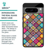 Multicolor Mandala Glass Case for Google Pixel 8 Pro
