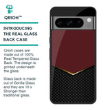 Shining Chevron Red Glass Case for Google Pixel 8 Pro