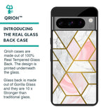 Geometrical Marble Glass Case for Google Pixel 8 Pro