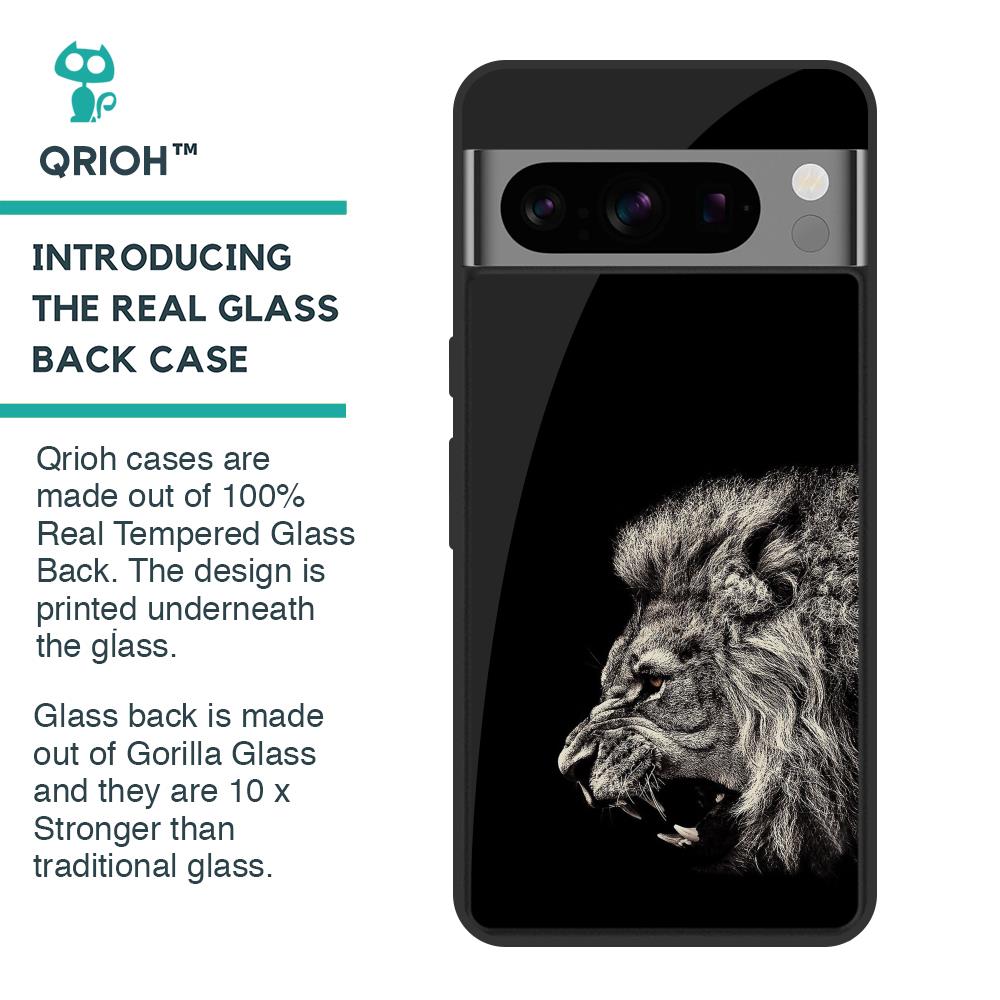 Brave Lion Glass Case for Google Pixel 8 Pro