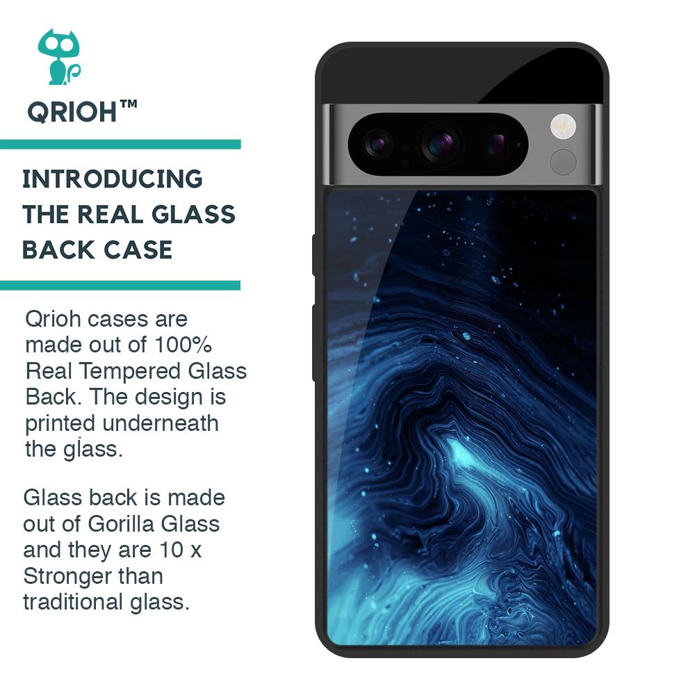 Dazzling Ocean Gradient Glass Case for Google Pixel 8 Pro