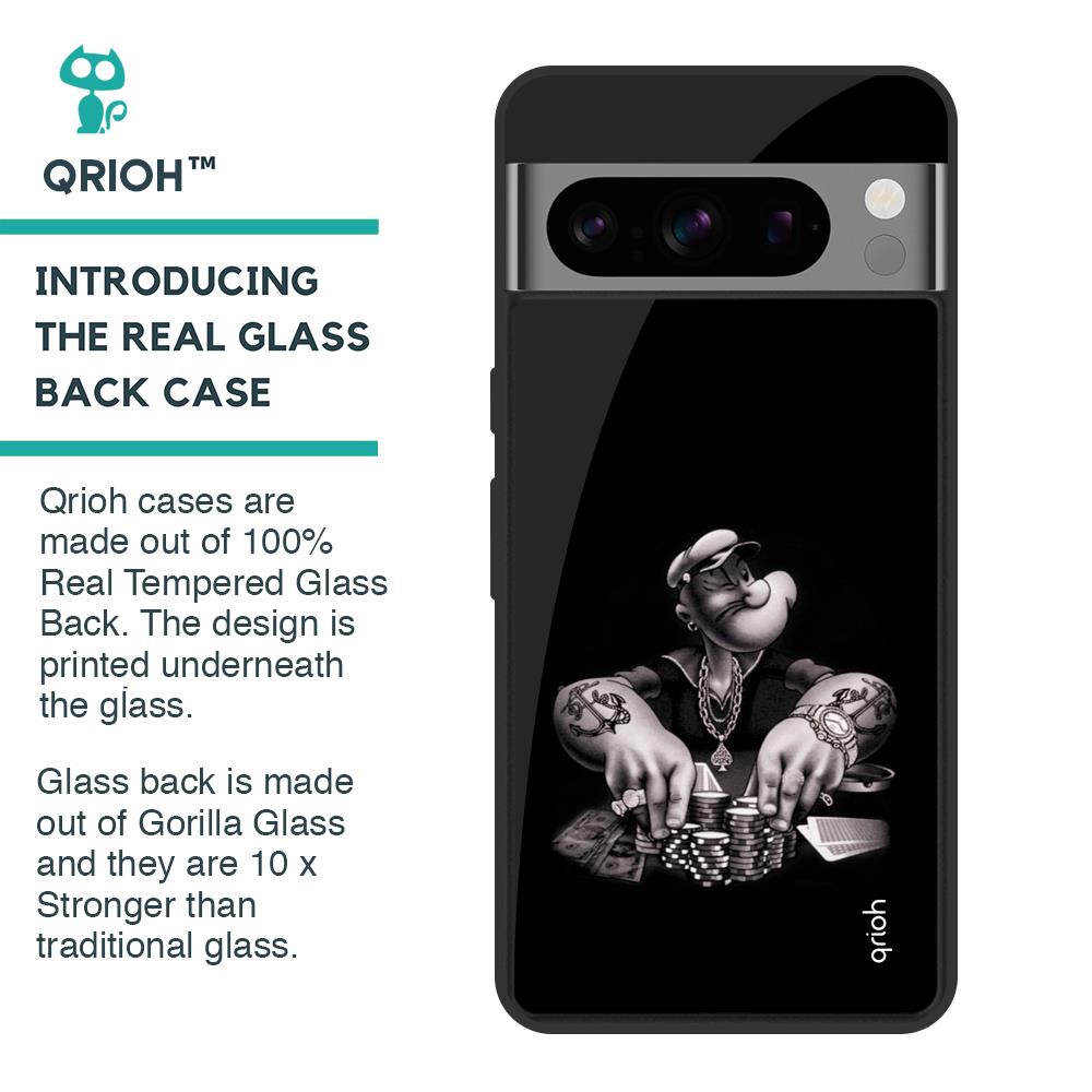 Gambling Problem Glass Case for Google Pixel 8 Pro