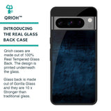 Dark Blue Grungy Glass Case for Google Pixel 8 Pro