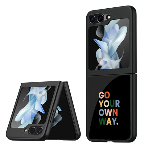 Go Your Own Way Samsung Galaxy Z Flip5 5G Glass Cases & Covers Online