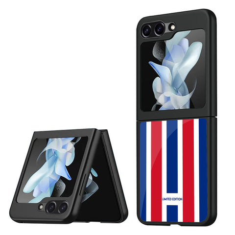 Tricolor Flag Samsung Galaxy Z Flip5 5G Glass Cases & Covers Online
