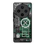 Green Camo Circuit Vivo X100 5G Glass Back Cover Online