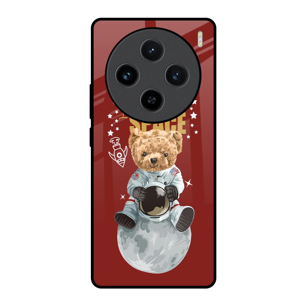 Astronaut Bear Vivo X100 5G Glass Back Cover Online