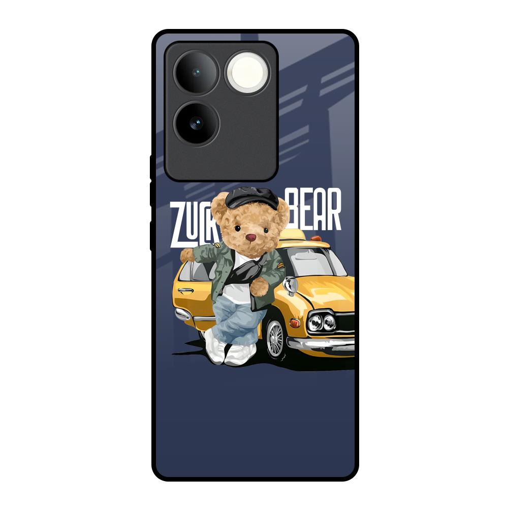 Adventurous Bear Vivo T2 Pro 5G Glass Back Cover Online