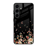 Floating Floral Print Samsung Galaxy S24 5G Glass Back Cover Online