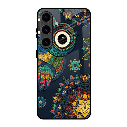 Owl Art Samsung Galaxy S24 5G Glass Back Cover Online