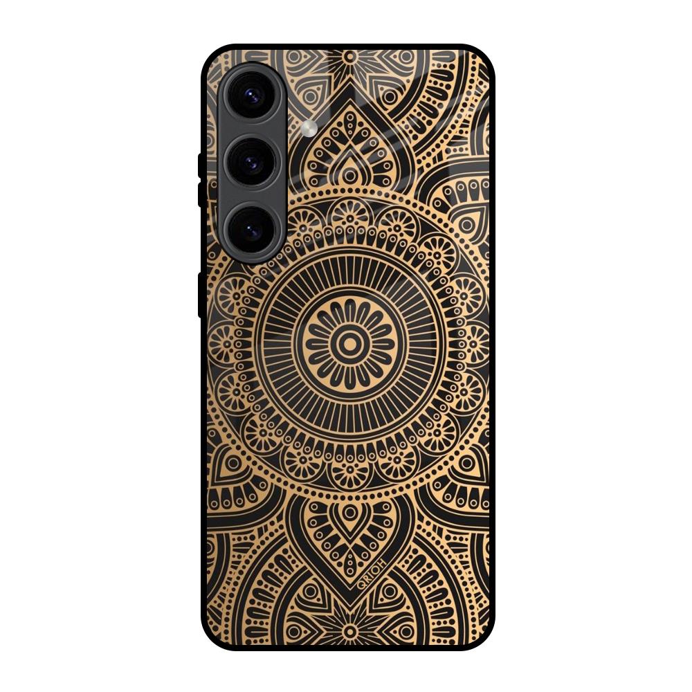 Luxury Mandala Samsung Galaxy S24 5G Glass Back Cover Online