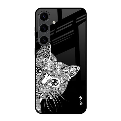 Kitten Mandala Samsung Galaxy S24 5G Glass Back Cover Online