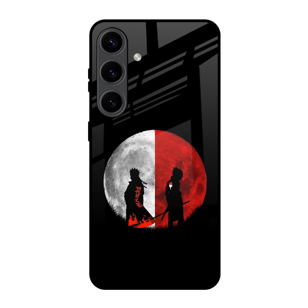 Anime Red Moon Samsung Galaxy S24 5G Glass Back Cover Online