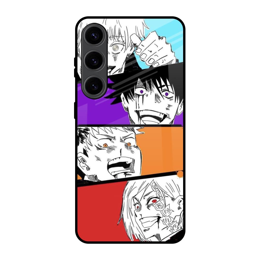 Anime Sketch Samsung Galaxy S24 5G Glass Back Cover Online