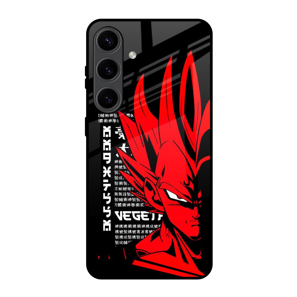 Red Vegeta Samsung Galaxy S24 5G Glass Back Cover Online