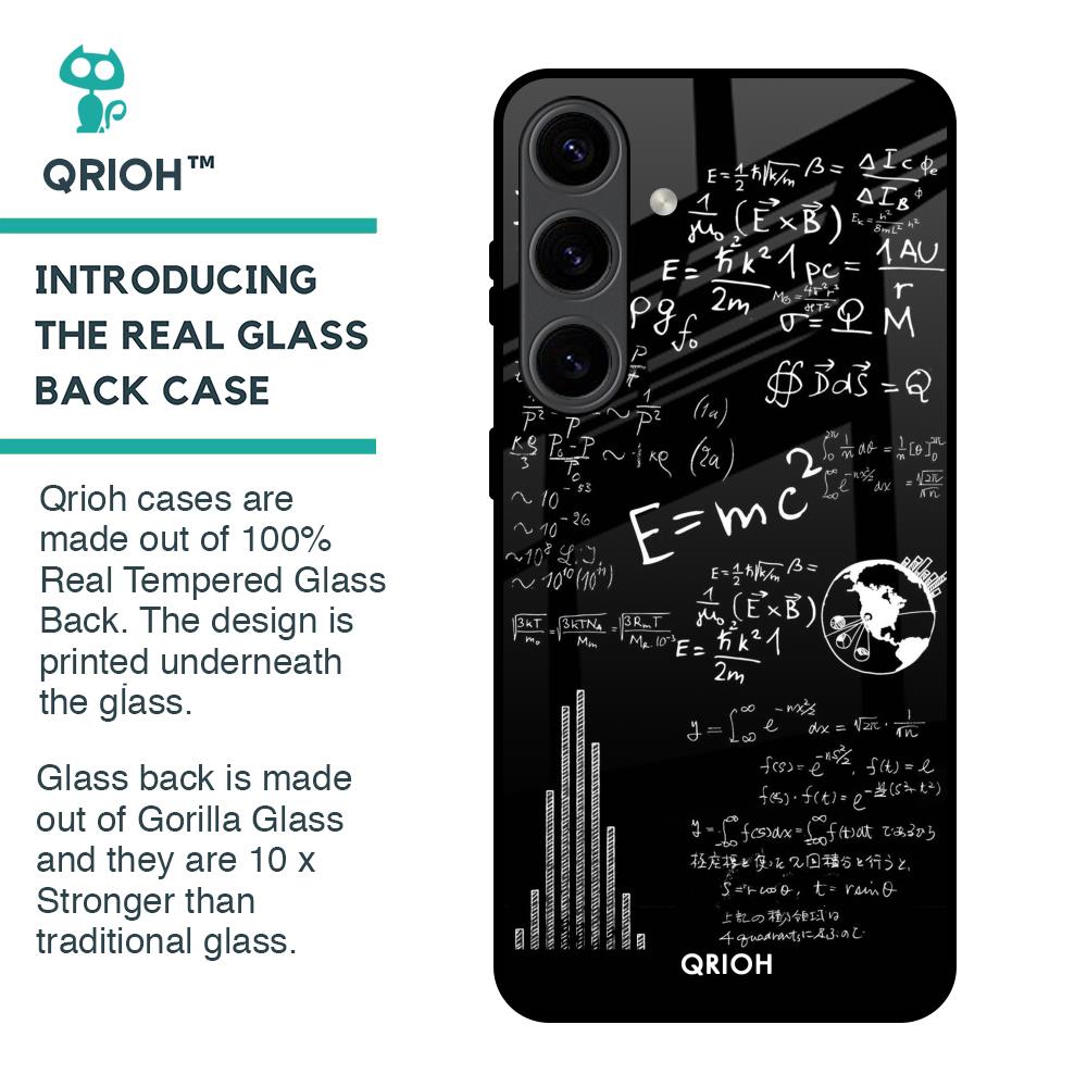 Funny Math Glass Case for Samsung Galaxy S24 5G