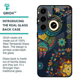 Owl Art Glass Case for Samsung Galaxy S24 5G