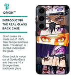 Anime Eyes Glass Case for Samsung Galaxy S24 5G