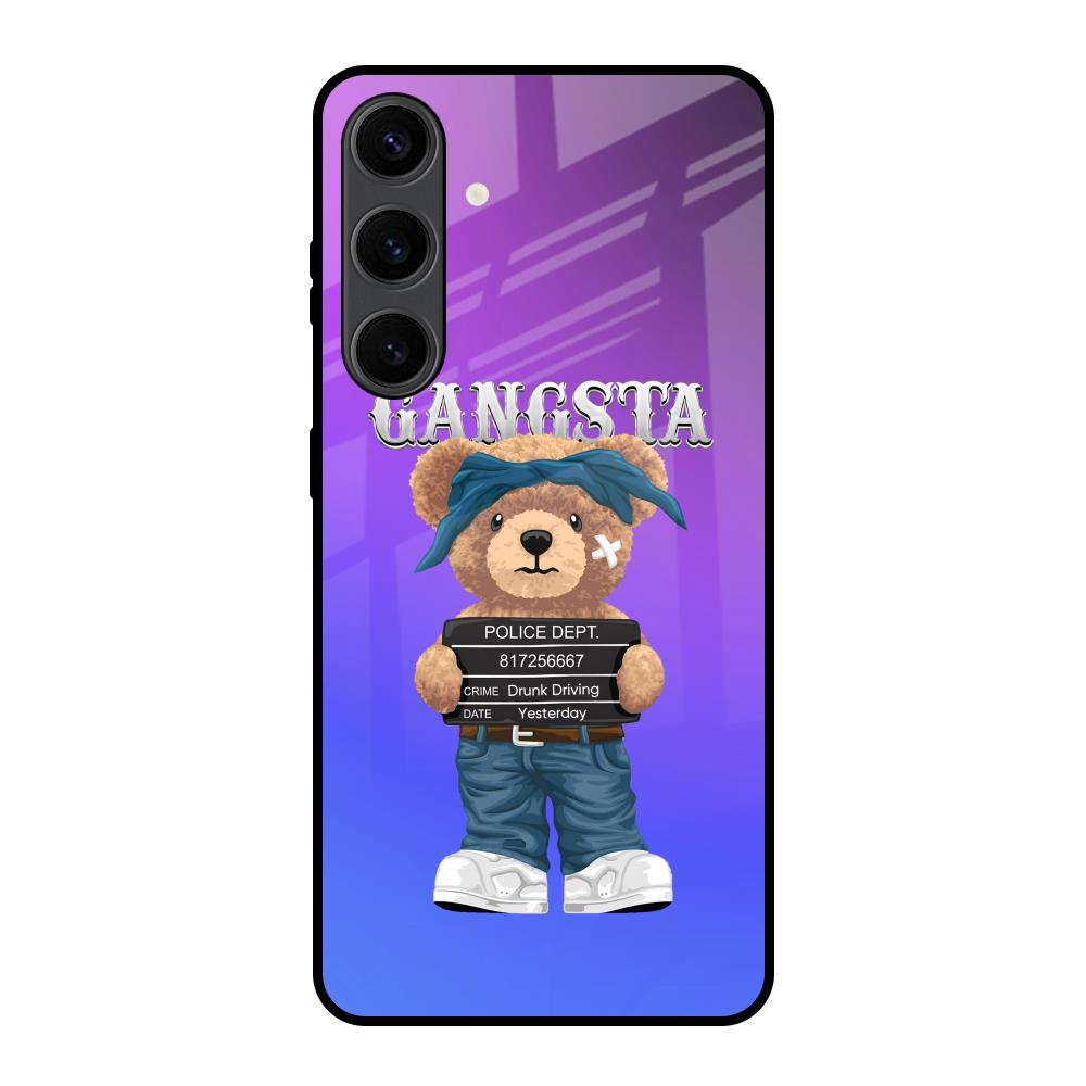 Gangsta Bear Samsung Galaxy S24 Plus 5G Glass Back Cover Online