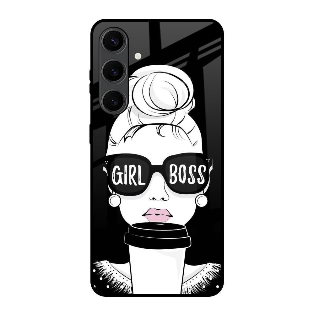 Girl Boss Samsung Galaxy S24 Plus 5G Glass Back Cover Online