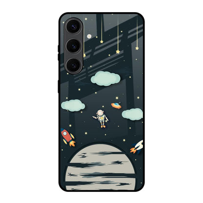 Astronaut Dream Samsung Galaxy S24 Plus 5G Glass Back Cover Online