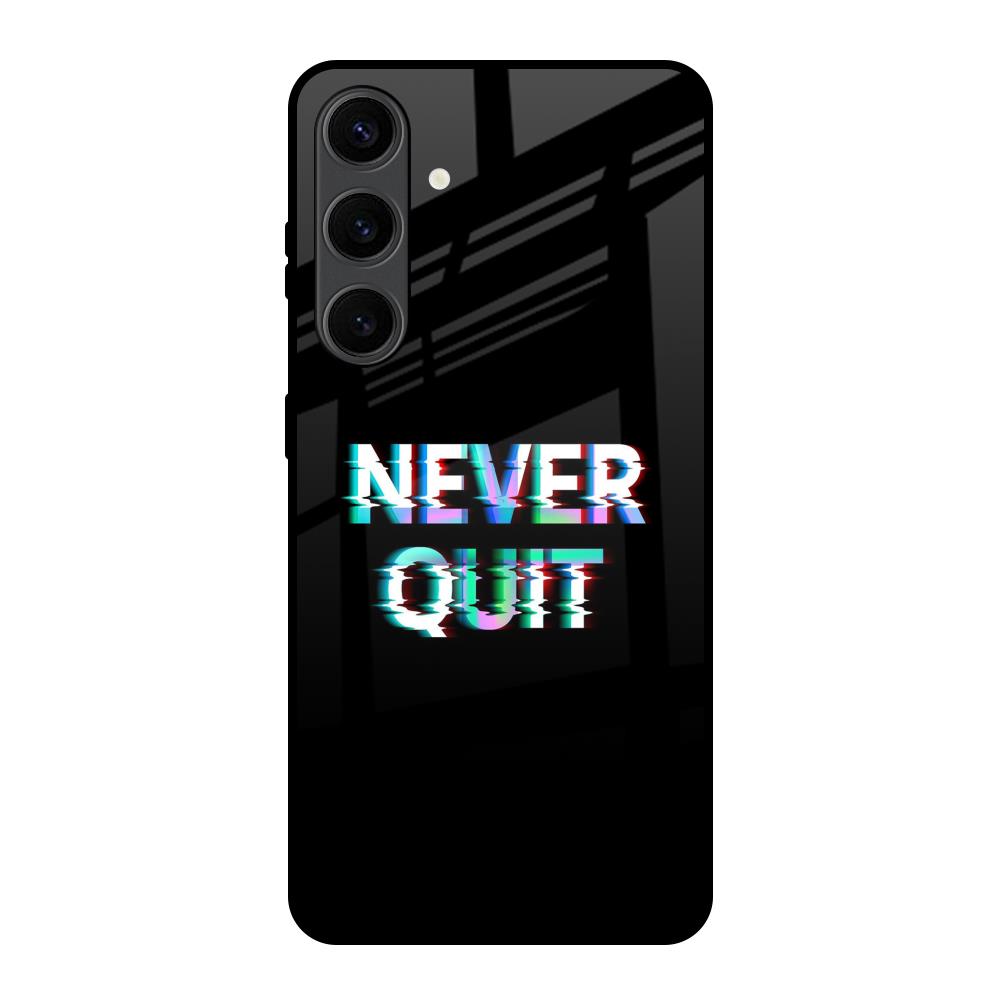 Never Quit Samsung Galaxy S24 Plus 5G Glass Back Cover Online