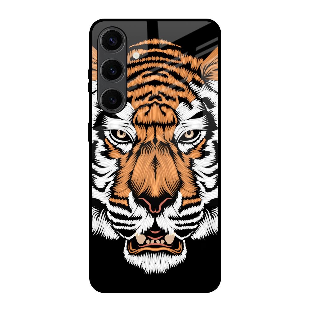 Angry Tiger Samsung Galaxy S24 Plus 5G Glass Back Cover Online