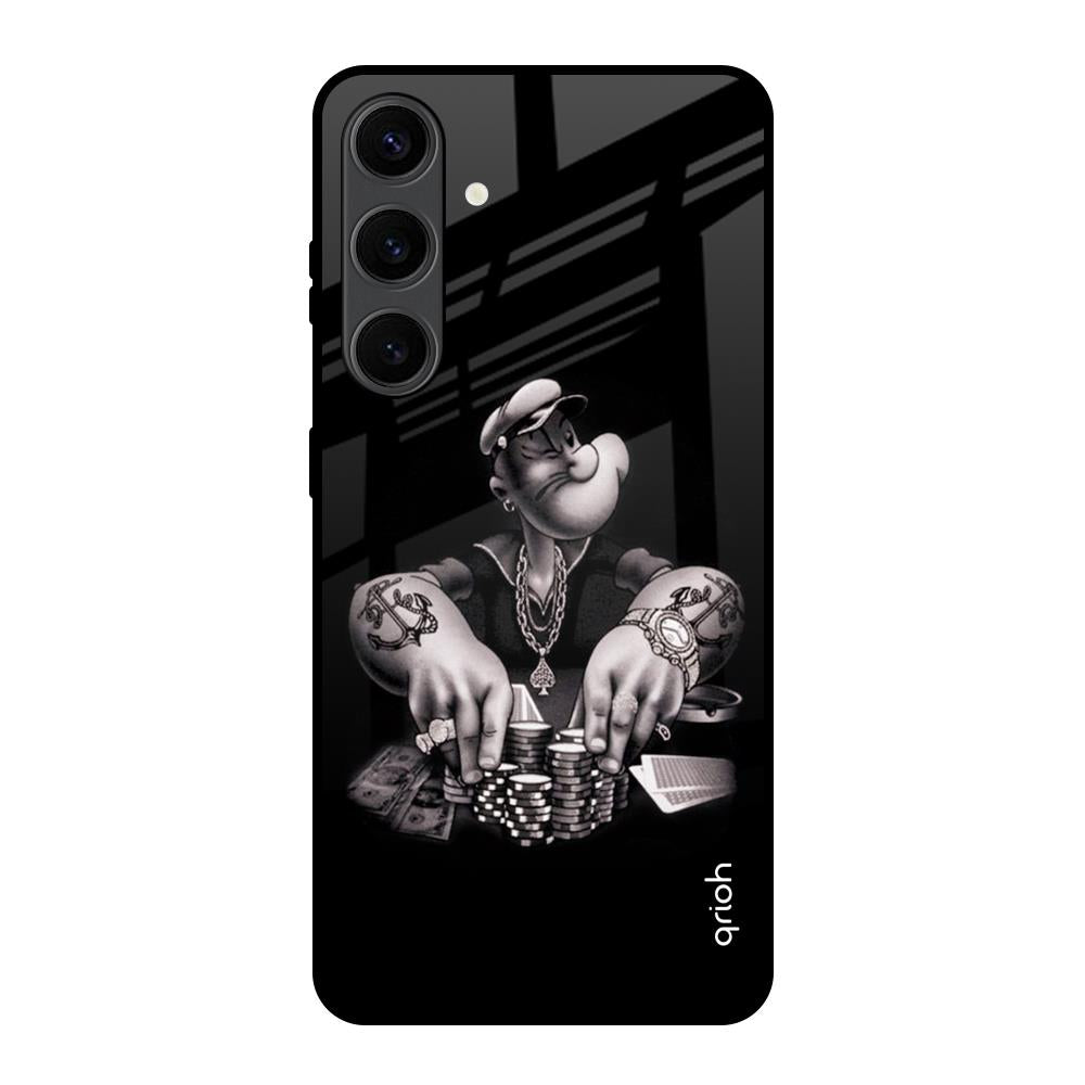 Gambling Problem Samsung Galaxy S24 Plus 5G Glass Back Cover Online