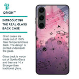 Space Doodles Glass Case for Samsung Galaxy S24 Plus 5G