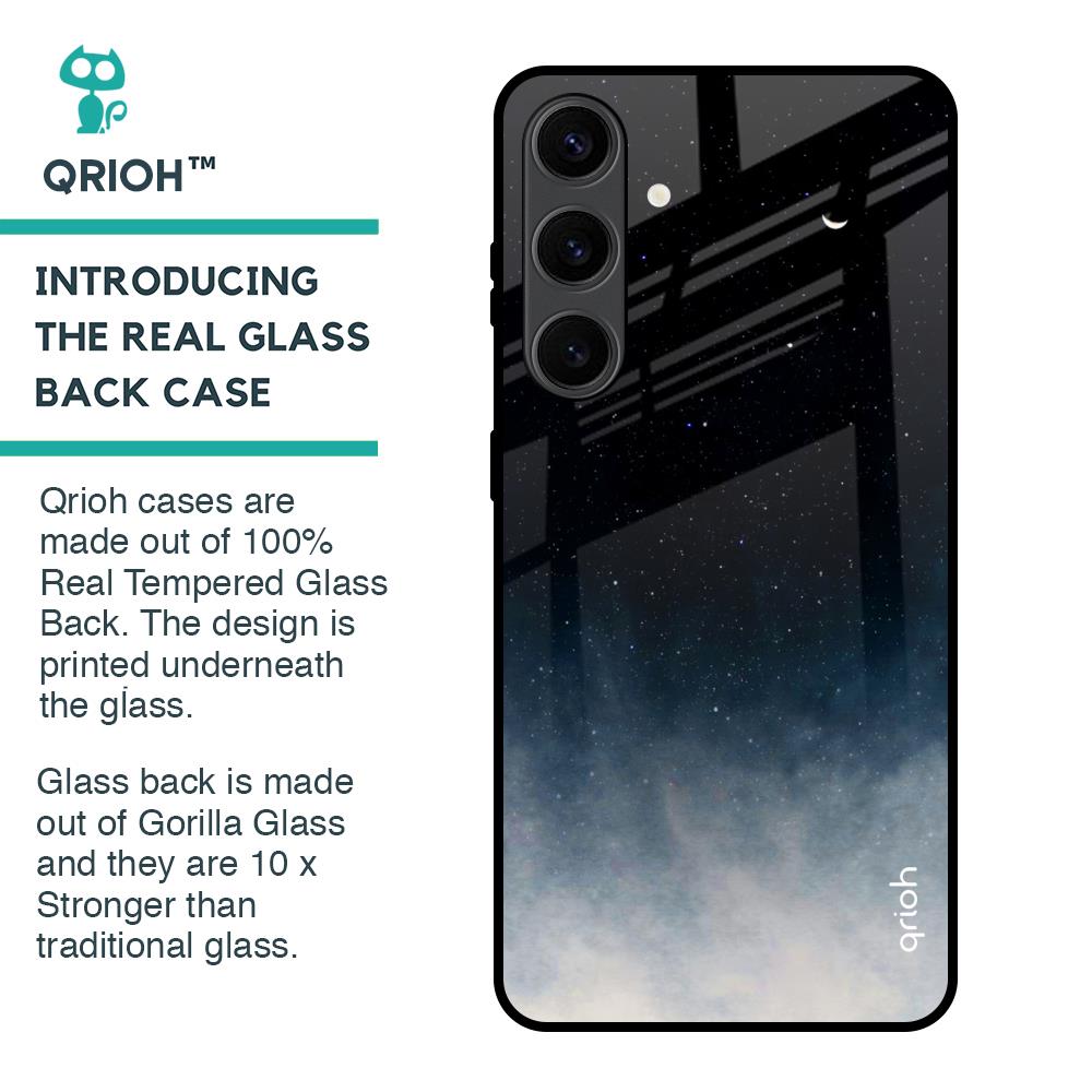 Black Aura Glass Case for Samsung Galaxy S24 Plus 5G