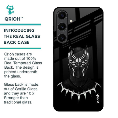 Dark Superhero Glass Case for Samsung Galaxy S24 Plus 5G