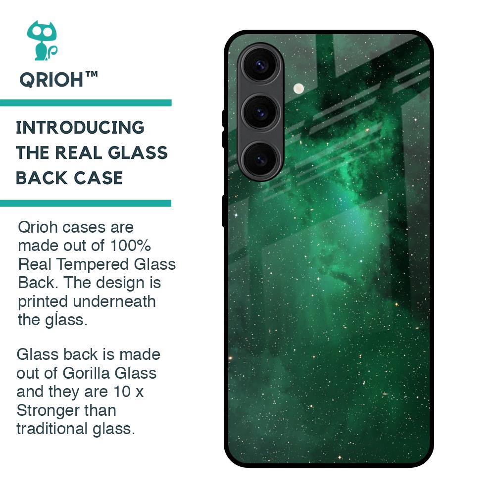 Emerald Firefly Glass Case For Samsung Galaxy S24 Plus 5G