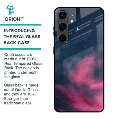 Moon Night Glass Case For Samsung Galaxy S24 Plus 5G
