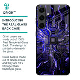 Techno Color Pattern Glass Case For Samsung Galaxy S24 Plus 5G