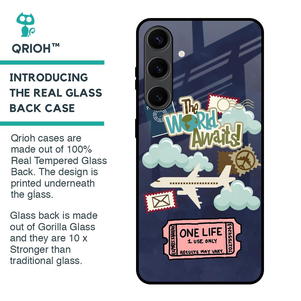 Tour The World Glass Case For Samsung Galaxy S24 Plus 5G