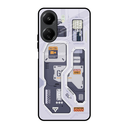 Tech Savvy Redmi 13C Glass Back Cover Online