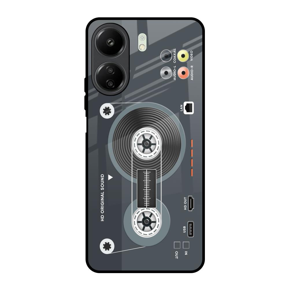 Retro Recorder Redmi 13C Glass Back Cover Online