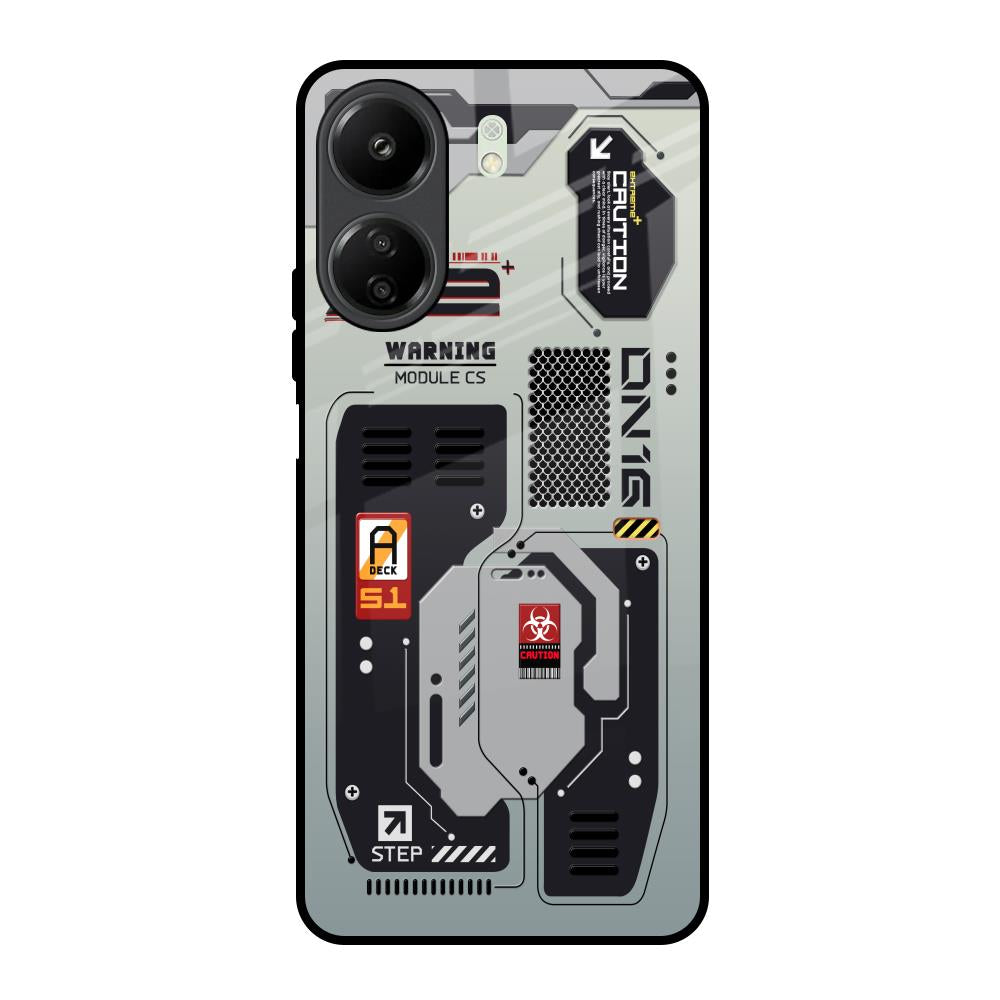 Techno Vibes Redmi 13C Glass Back Cover Online