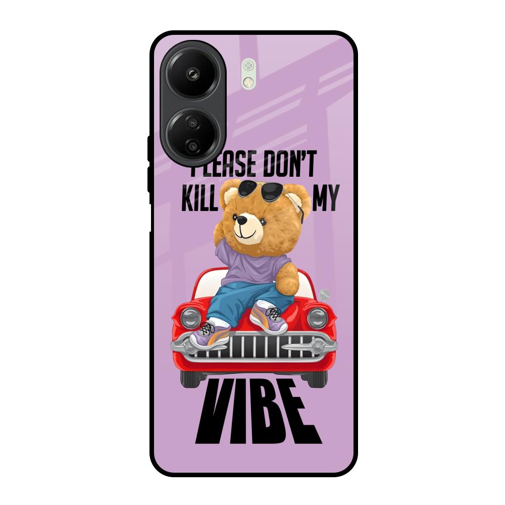 Don't Kill My Vibe Redmi 13C Glass Back Cover Online