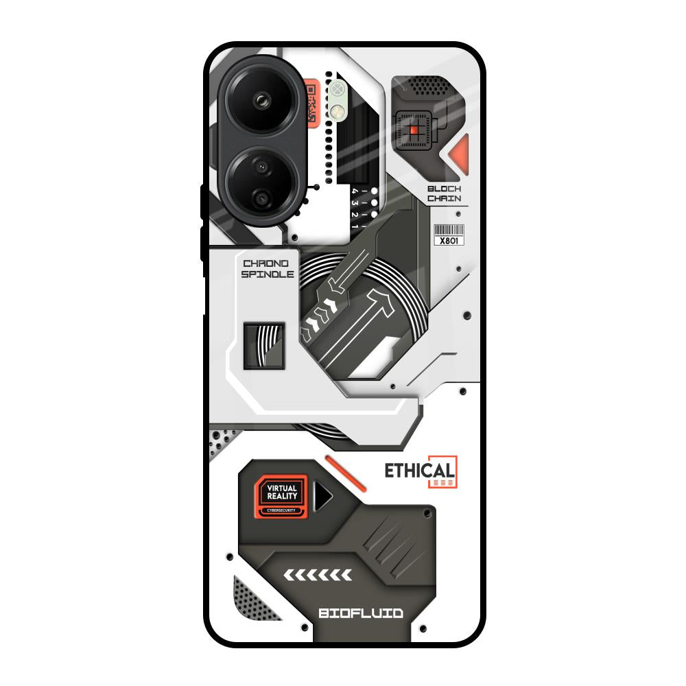 Explore Circuit Redmi 13C Glass Back Cover Online