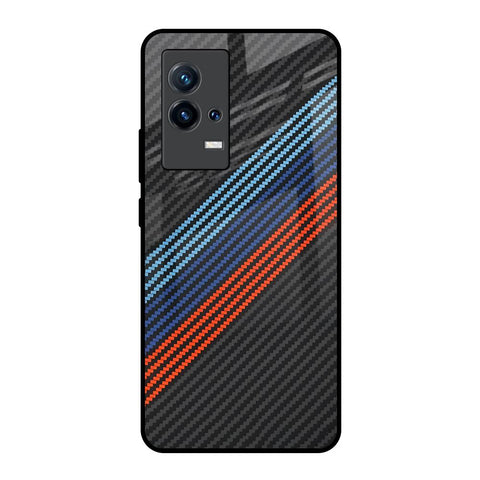Carbon Inspired IQOO 8 5G Glass Back Cover Online