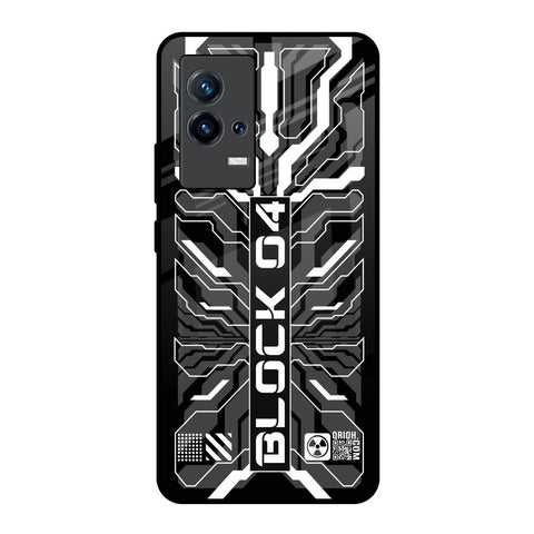 Monochrome Magic IQOO 8 5G Glass Back Cover Online