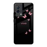 Fly Butterfly IQOO 8 5G Glass Back Cover Online