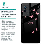 Fly Butterfly Glass Case for IQOO 8 5G